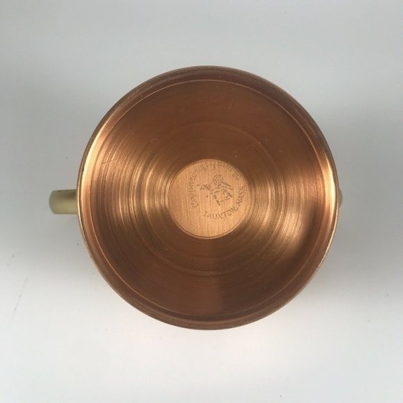 Vintage Copper and Brass Cream Sugar & Tray Set - Coppercraft Guild - Picture 8 of 10